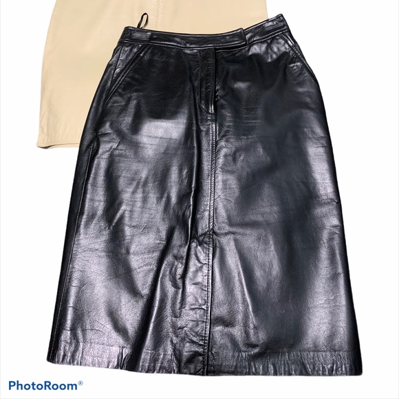 Leather skirts size 4-6 bundle $75 - Picture 2 of 6